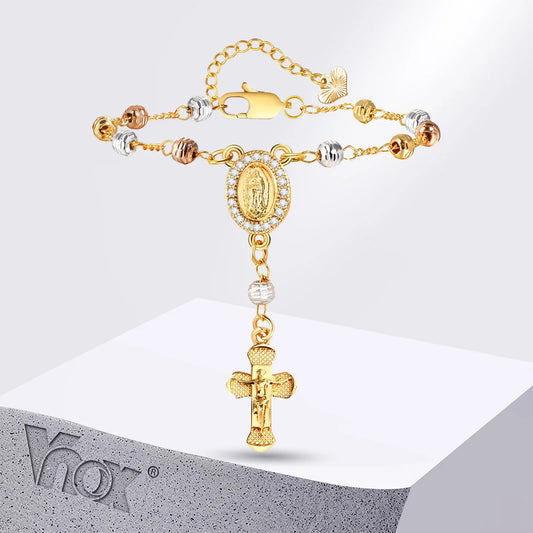 Vnox Catholic Rosary Bracelet