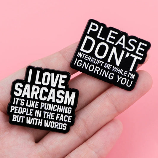 Jesus Enamel Pin – Sarcastic Quote Brooch for Backpacks, Clothing & Gifts