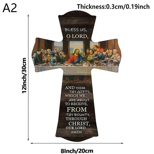 Bread Of Life Last Supper Scene Wooden Sign