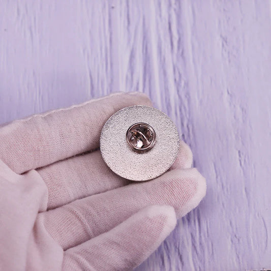 Our Faith Can Move Mountains Pin – Matthew 17:20 Christian Quote Brooch