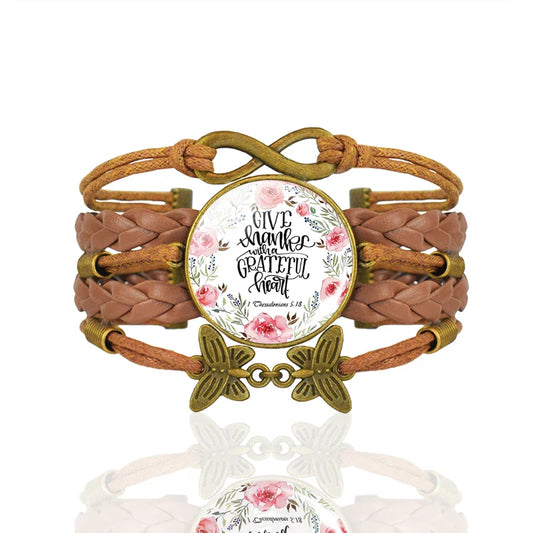Bible Verse Bracelet – Religious Jewelry for Men & Women