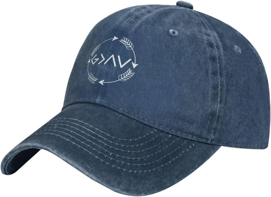 Funny Hat – God is Greater Than the Highs and Lows Baseball Cap for Women