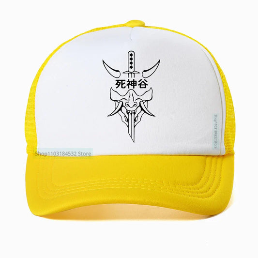 Death God Shinigami Valley Logo Baseball Cap – Adjustable Summer Sports Hat