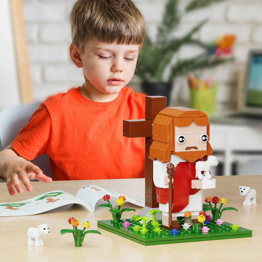 NEW Jesus Crucifixion Building Blocks Set – Faith-Inspired DIY Model