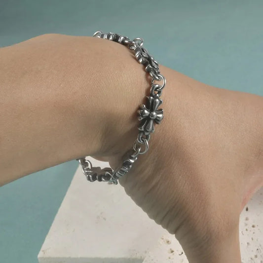 Gothic Punk Cross Chain Bracelets