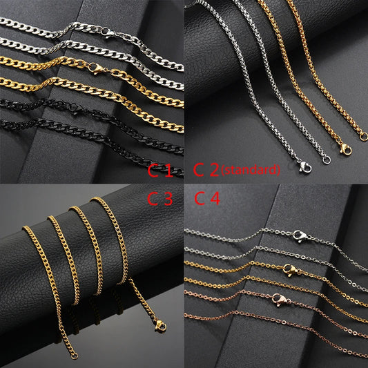 Nextvance Customized Cross Name Necklace – Personalized Stainless Steel Jesus Pendant for Women & Men