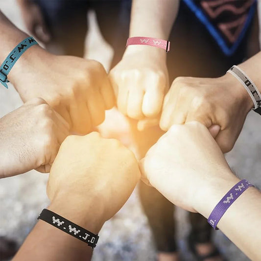Harong WWJD Adjustable Colorful Bracelets – Inspirational Christian Jewelry for Men & Women