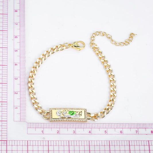 High-Quality St. Jude & Madonna Bracelet – Religious Jewelry Gift for Men & Women