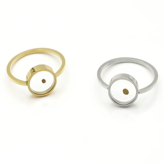 VILLWICE Mustard Seed Ring – Gold Plated Stainless Steel Christian Jewelry for Women & Girls