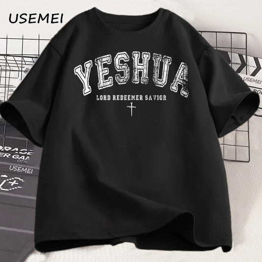 Vintage Yeshua T-Shirt – Christian Faith Tee for Men & Women