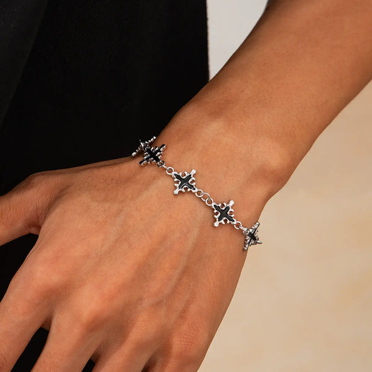 SHIXIN Trendy Vintage Jesus Cross Charm Bracelet