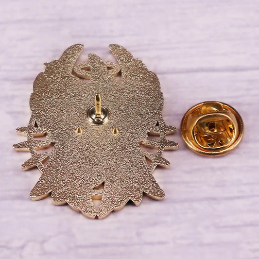 Seraphim Enamel Pin – Christian Angelology Brooch Badge for Backpacks, Collars & Hats